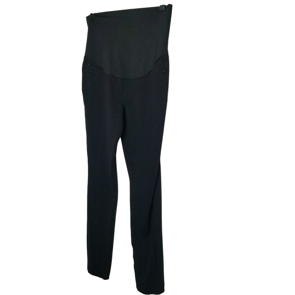 Liverpool Los Angeles Maternity Black Career Work Trousers Pants Basic Stretch 4